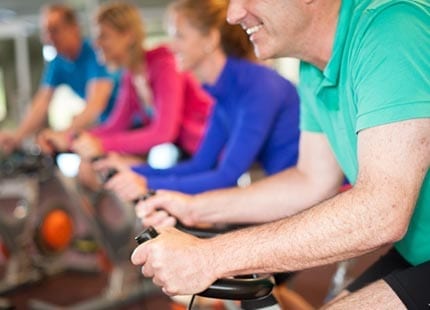 Indoor cycle room | Golden Door Australia