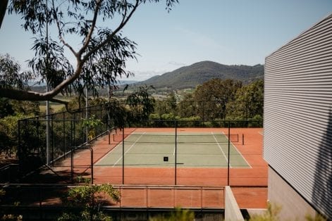 Floodlit tennis courts | Golden Door Australia